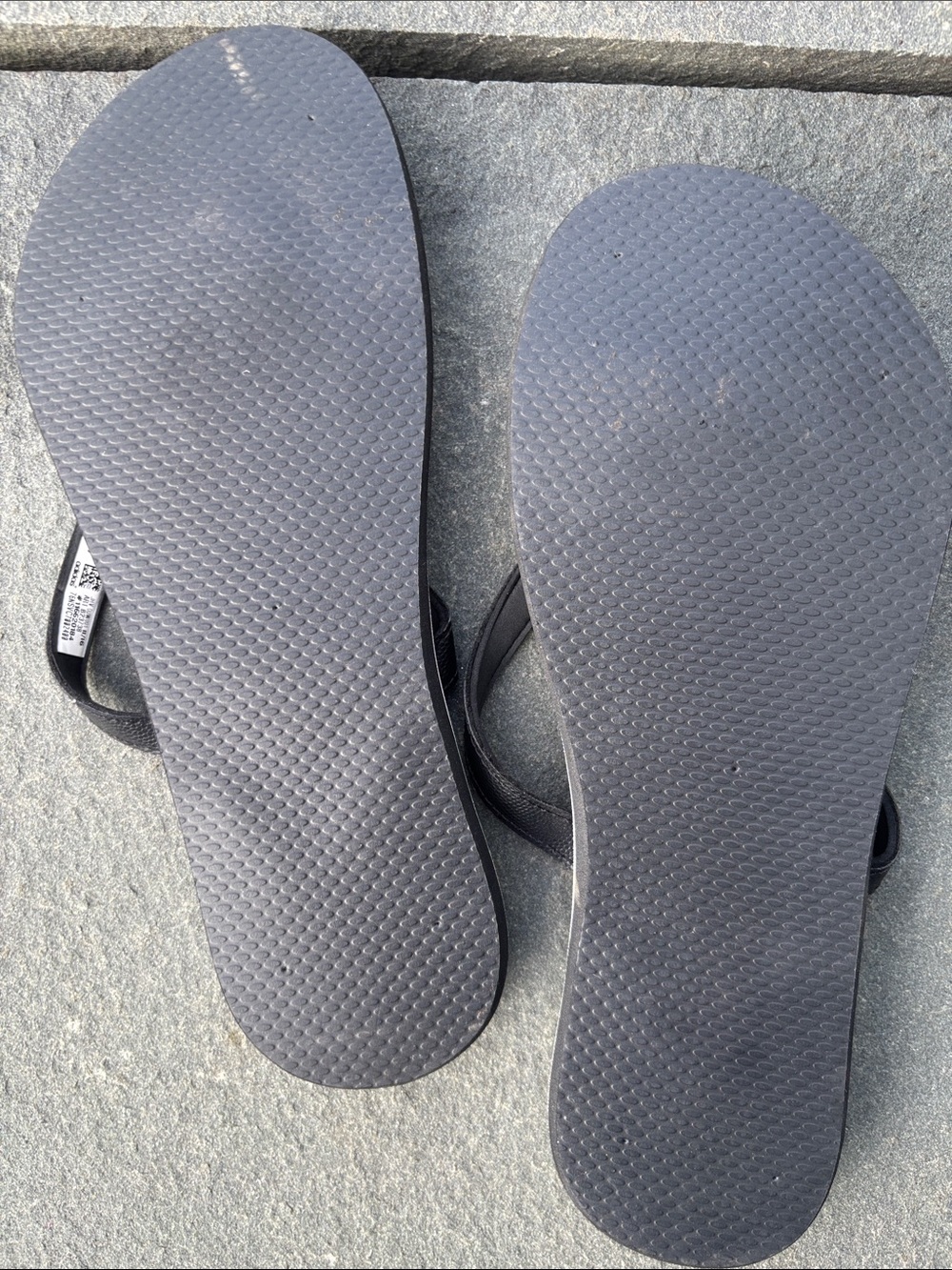 adidas Black and White Polka Dot Flip Flop Sandals - Picture 2 of 2